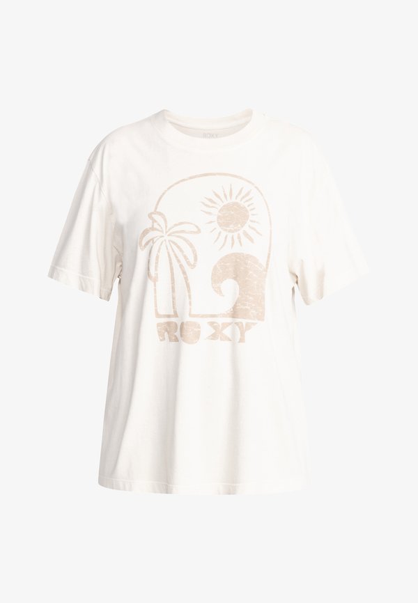 MAZZY - Print T-shirt - beige4