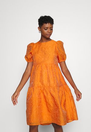 YASSOLERO HI LOW DRESS - Day dress - orange peel