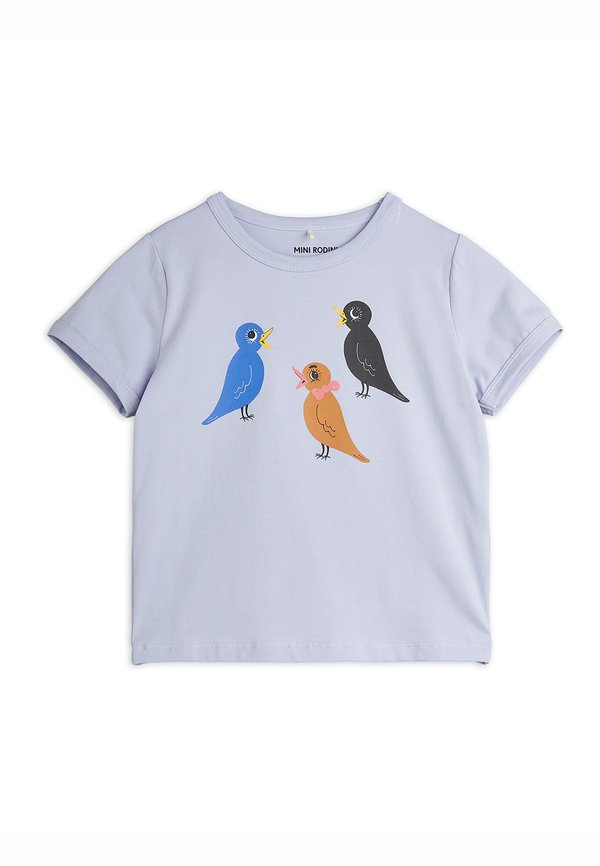 BIRDS TEE UNISEX - Print T-shirt - purple