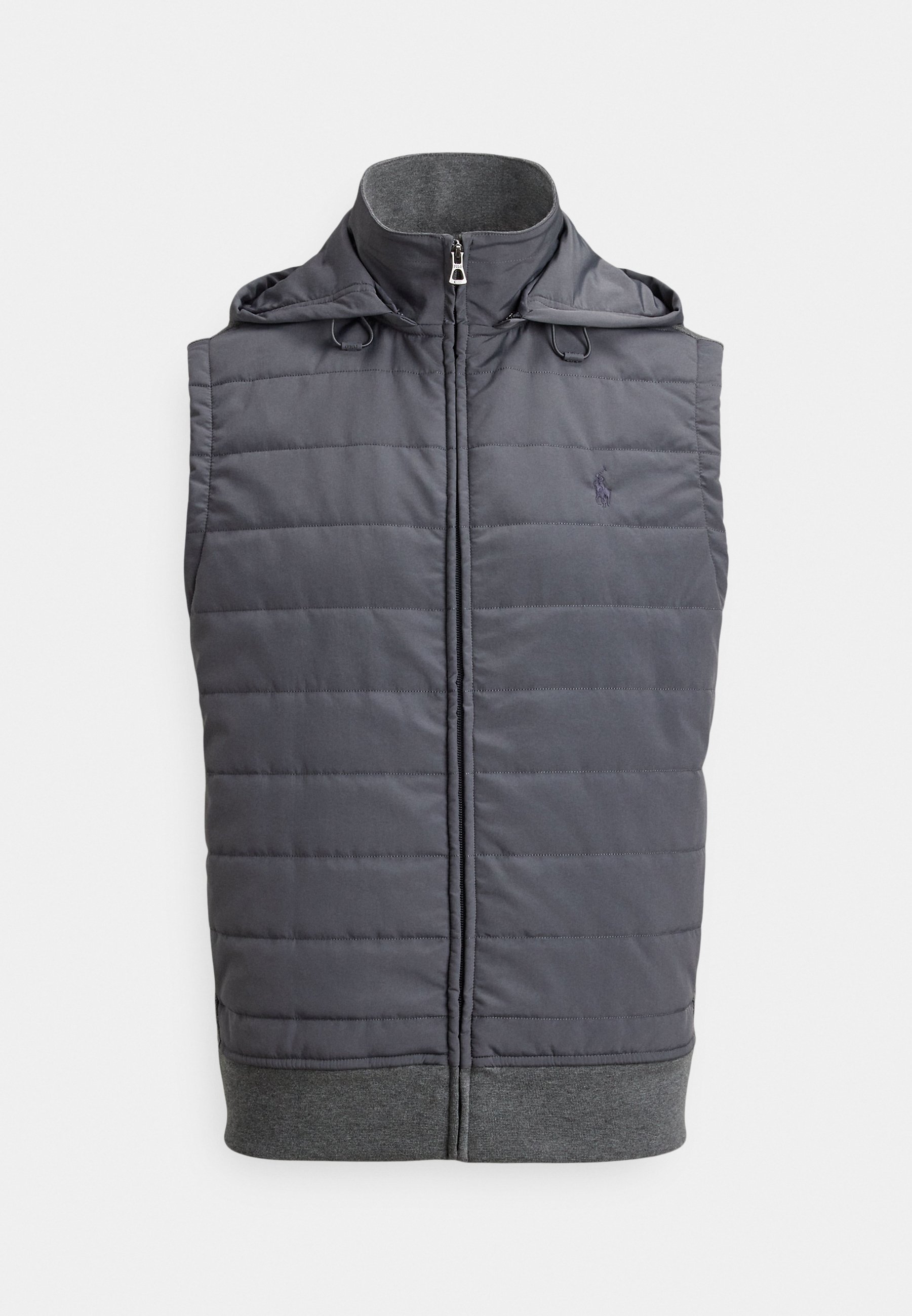 Polo Ralph Lauren DOUBLE-KNIT MOCKNECK VEST - Colete - black/preto