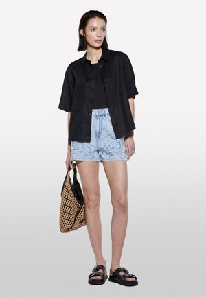 Sisley, SHORT SLEEVE - Blouse - black