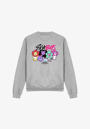 NETFLIX, KPOP DEMON HUNTERS SAJA BOYS LION MASCOTS - Sweatshirt - mottled light grey