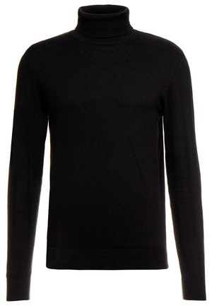 JJEEMIL ROLL NECK NOOS - Stickad tröja - black