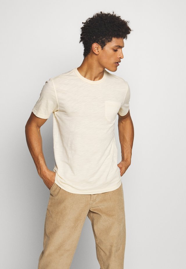 WILD ONES POCKET TEE - T-Shirt basic - ecru