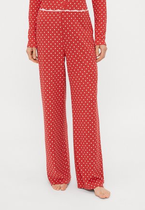 POINTELLE  - Pantaloni del pigiama - red
