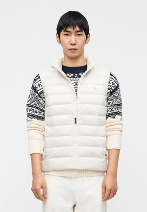 INSULATED VEST - Chaleco - deckwash white