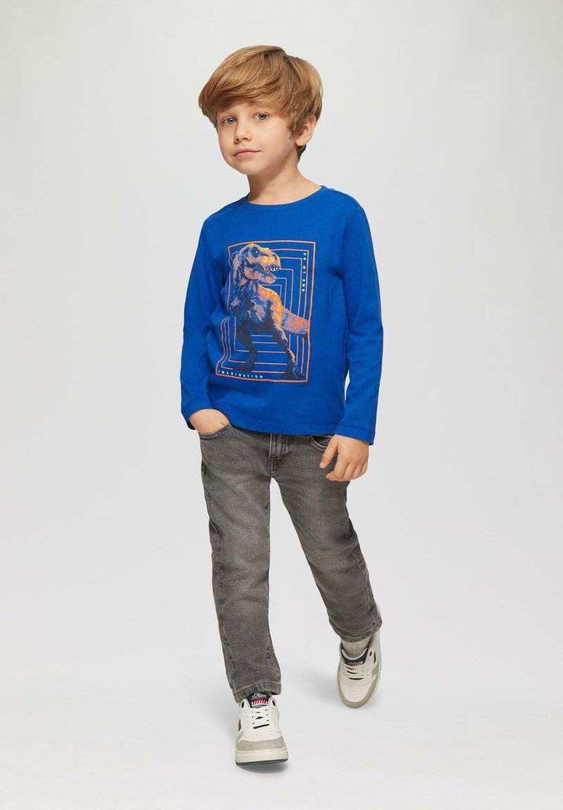 s.Oliver Langarmshirt - royalblau