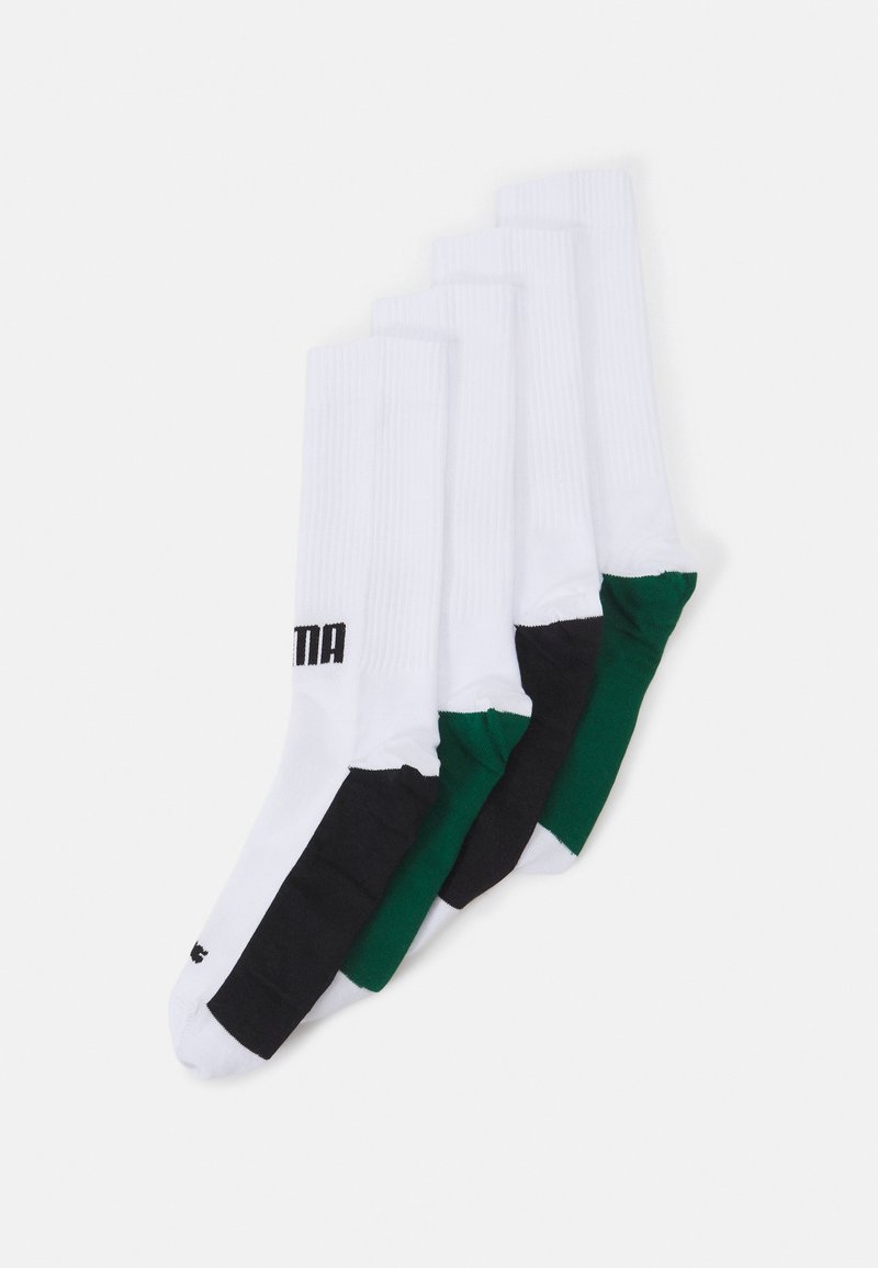 Puma FRONT LOGO 4 PACK Sports socks white combo/white Zalando.co.uk