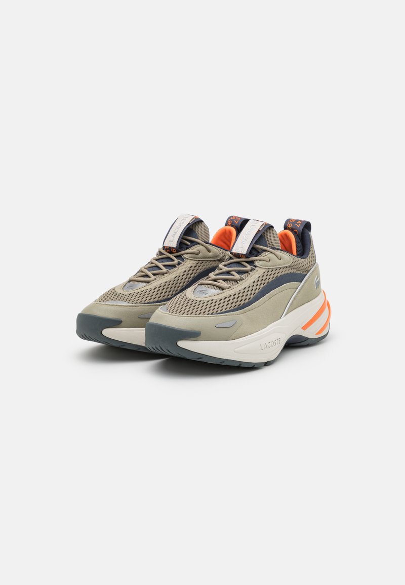 lacoste khaki active trainers