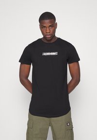 Jack & Jones JJTEO TEE  - T-shirt estampada - black