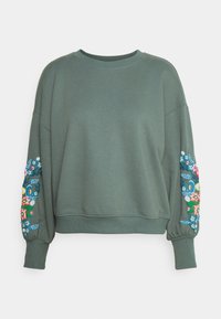 Only - Onlbrooke L/S O-Neck Flower Swt - 4236763 Cloud Dancer Sleeve Flower Only - Onlbrooke L/S O-Neck Flower Swt - 4236763 Cloud Dancer Sleeve Flower