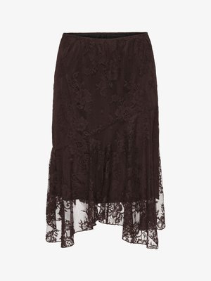 ONLY, ROCK ONLHOPI ROCK MIDIROCK - A-lijn rok - coffee bean