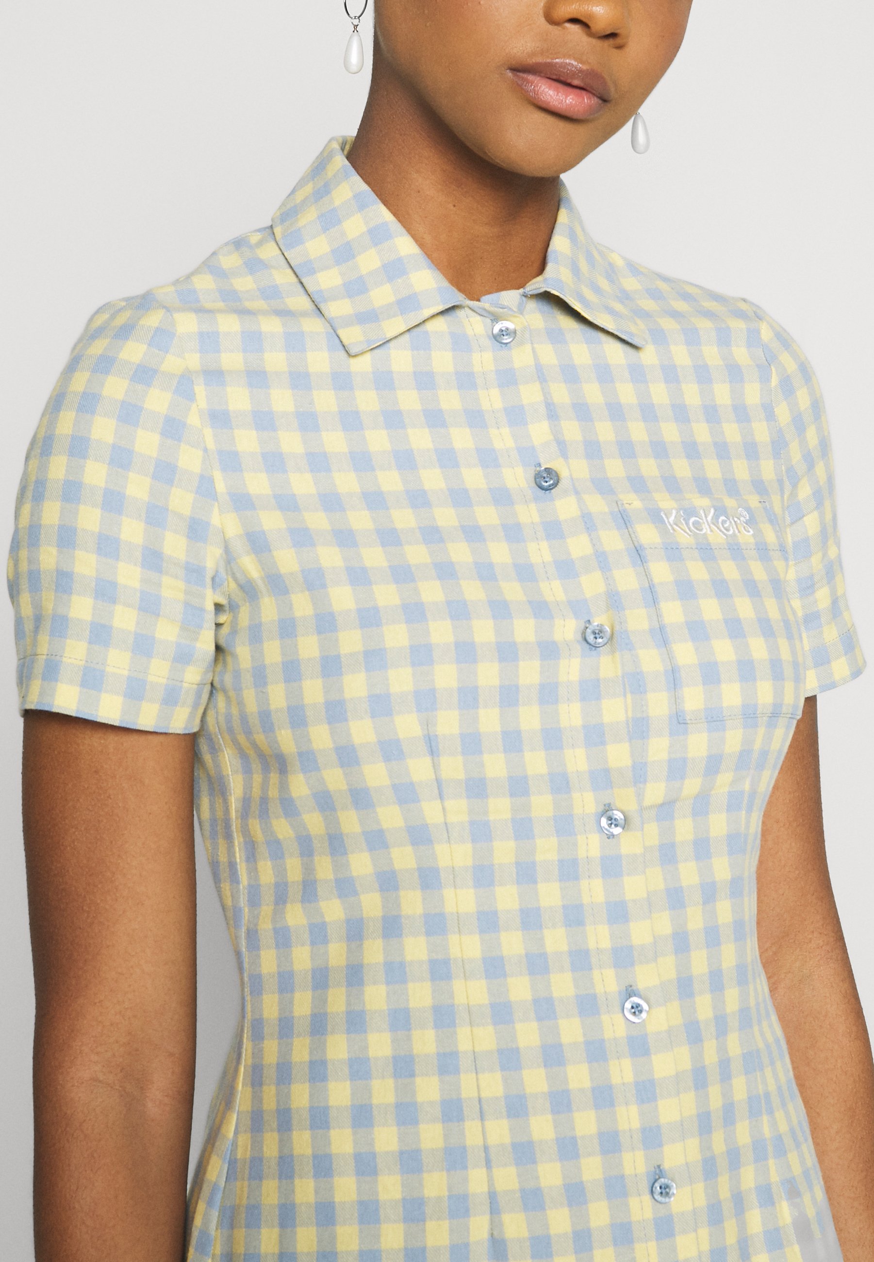 yellow gingham shirt
