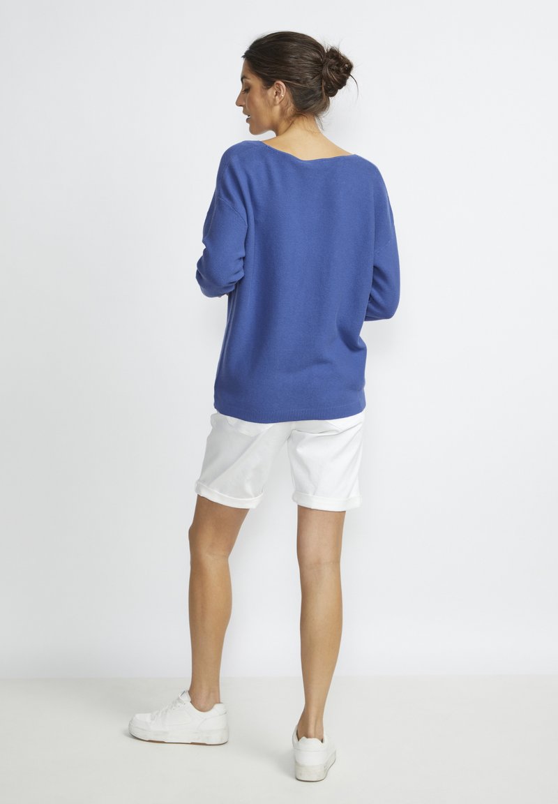 Damen Strickjacken | Cream CRSILLAR Strickpullover dazzling blue/blau - SL96057 Damen Strickjacken | Cream CRSILLAR Strickpullover dazzling blue/blau - SL96057