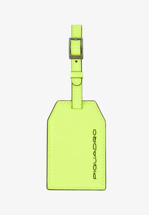 ADDRESS TAG - Accesorio de viaje - giallo fluo