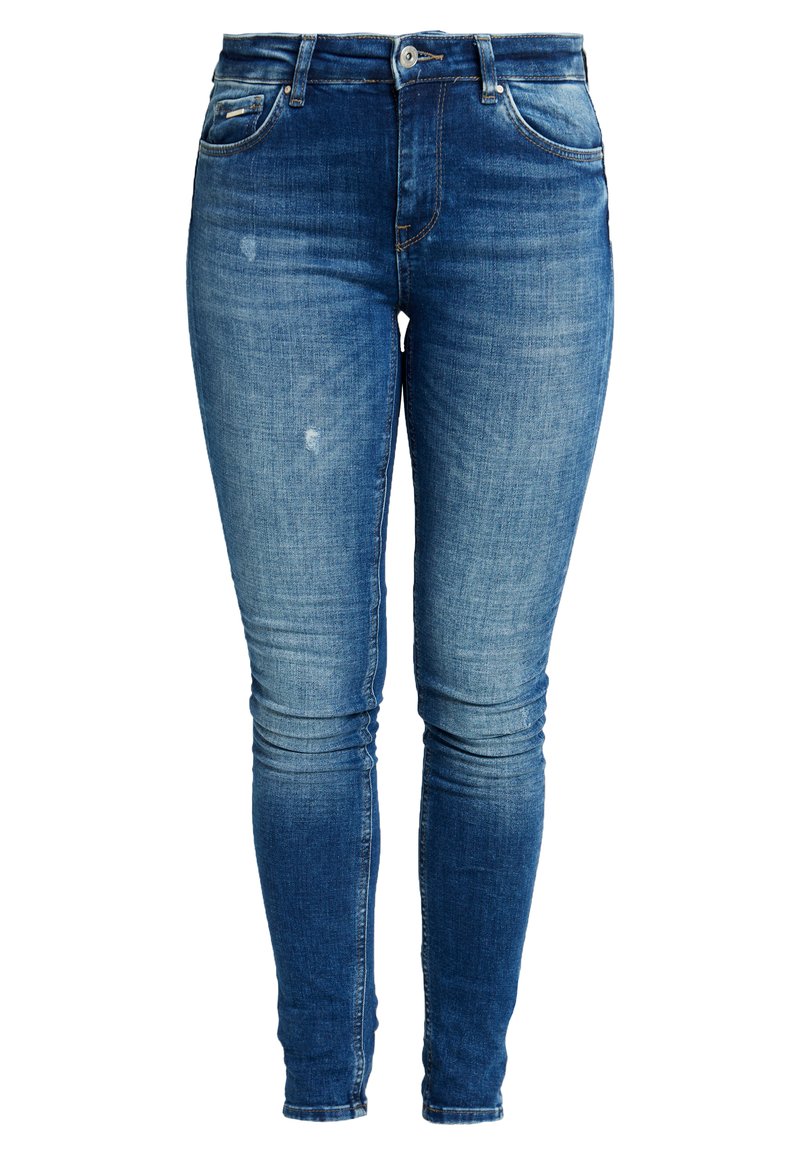 Only Jeans Skinny Fit donkerblauw denim