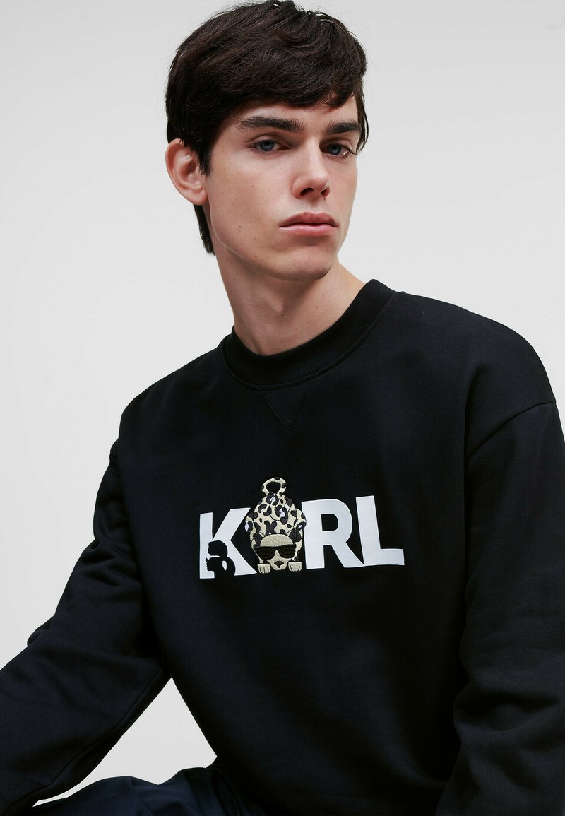 Herren Kapuzenpullover | KARL LAGERFELD Sweatshirt black/schwarz - MJ34014 Herren Kapuzenpullover | KARL LAGERFELD Sweatshirt black/schwarz - MJ34014