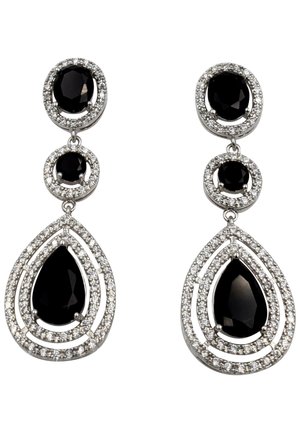 PARTY EVENT - Orecchini - schwarz/weiss