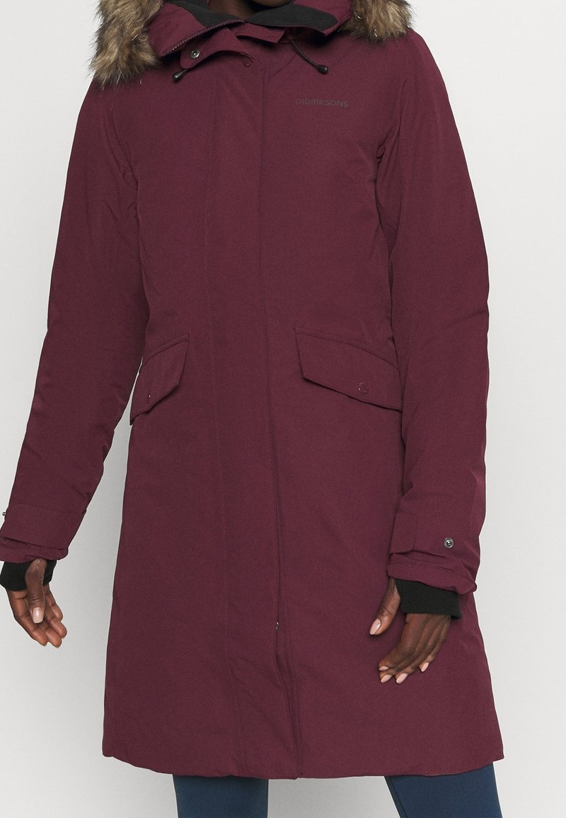Didriksons Vinterfrakke - dark red