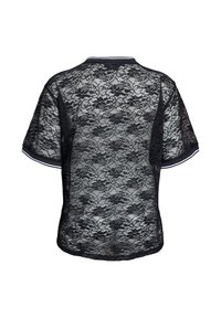 Zizzi MIT LOCKERER PASSFORM - Pusero - black bright white