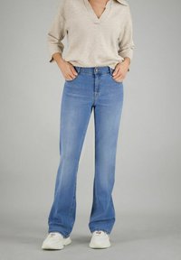 Gardeur 5-POCKET ZURI 126  - Flared Jeans - blau