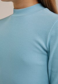 WE Fashion Tops ar garām piedurknēm - blue