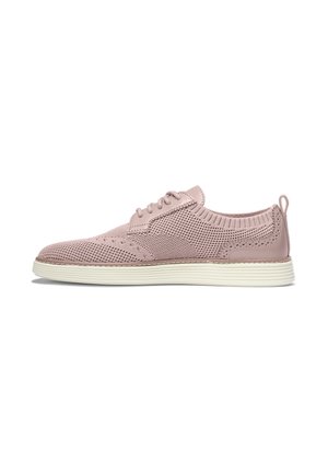 Sporty snøresko - etherea knitleatherivory