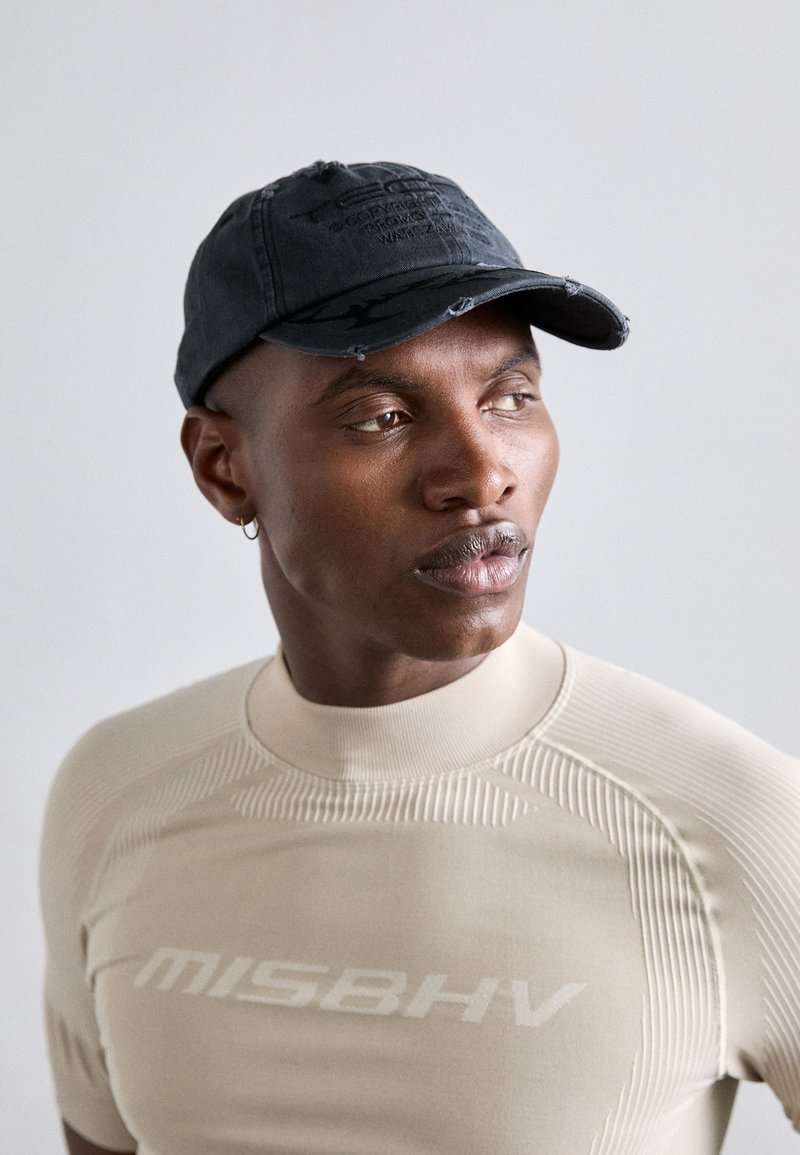 MISBHV TECNO CAP UNISEX - Sapka - washed black