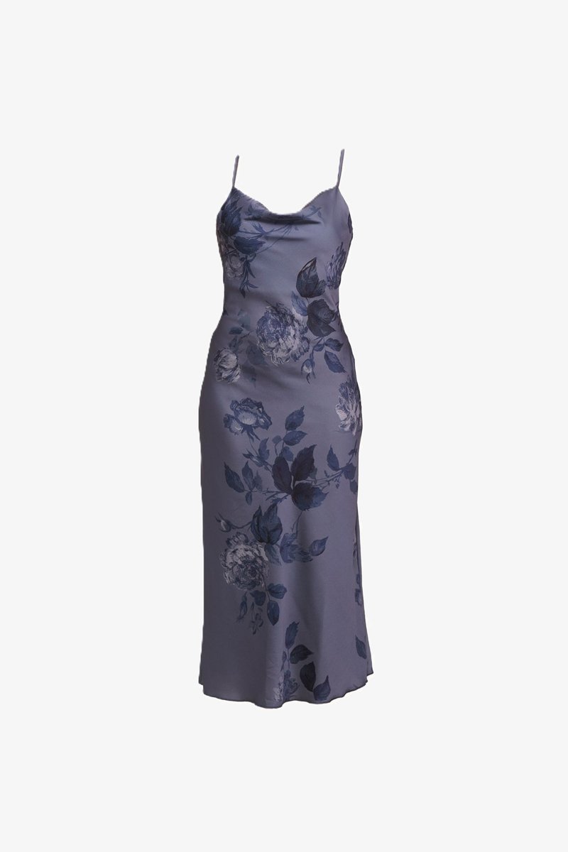 WAL G. ROSIE - Day dress - denim floral print/dark blue - Zalando.ie WAL G. ROSIE - Day dress - denim floral print/dark blue - Zalando.ie
