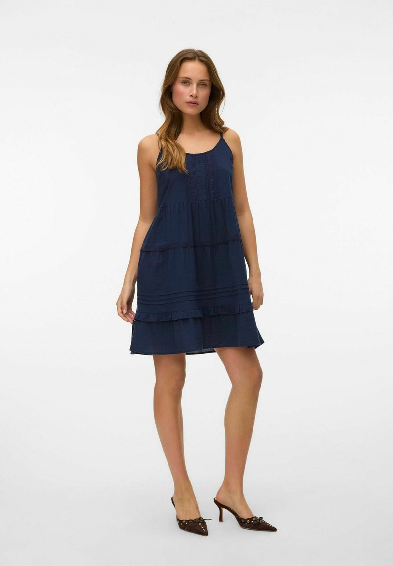 Vero Moda VMPRETTY KURZES - Vestido informal - navy blazer