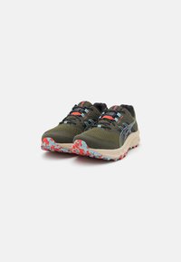 ASICS TRABUCO TERRA 2 - Løpesko for mark - smog green/smoke blue