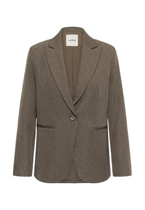 Soaked in Luxury, SLLILU CORINNE SHORT BLAZER - Blazer - walnut melange