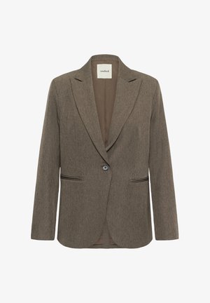 Soaked in Luxury, SLLILU CORINNE SHORT BLAZER - Blejzer - walnut melange