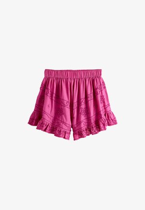 Next, REGULAR FIT - EMBROIDERED MIRROR DETAIL SHORTS . - Shorts - pink