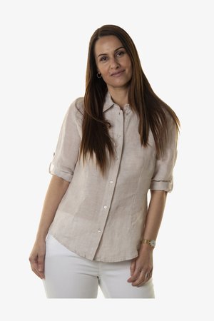 NADINE - Button-down blouse - sand