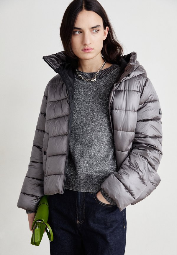 INTL HAILEY PUFFER QUILT - Winter jacket - chrome3