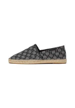 Alpargatas - black grey