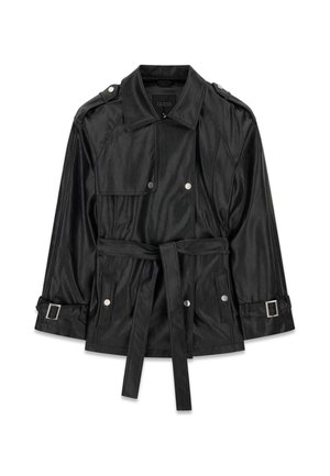 Guess, Faux leather jacket - schwarz