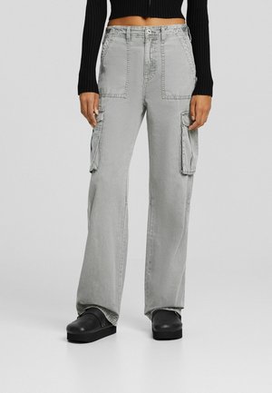 Pantalones cargo - grey denim