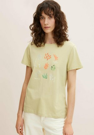 T-shirt print - light moderate olive