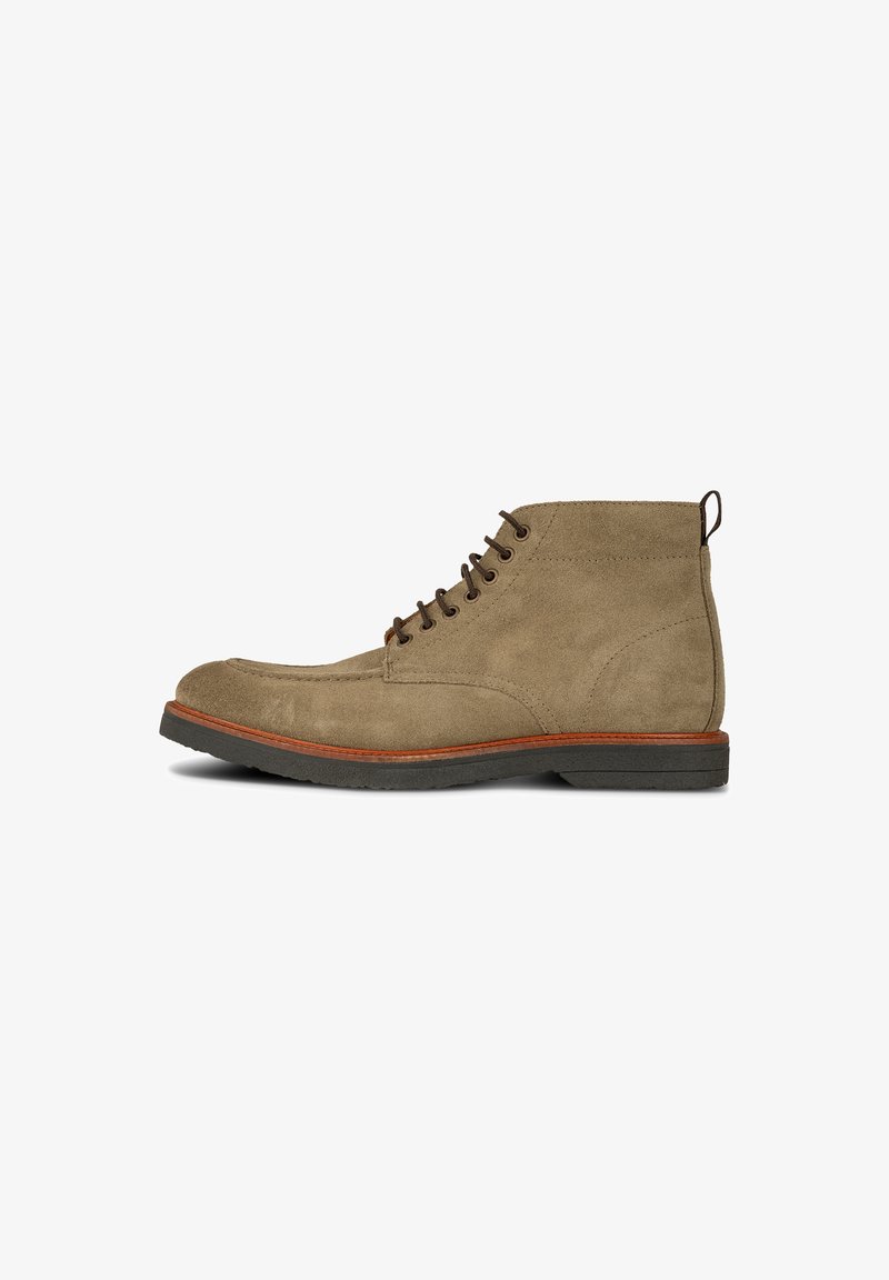 Shoe The Bear STB-KIP APRON - Botines con cordones - 703 khaki