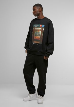 MEMORY LANE OVERSIZE CREWNECK - Sweatshirt - black