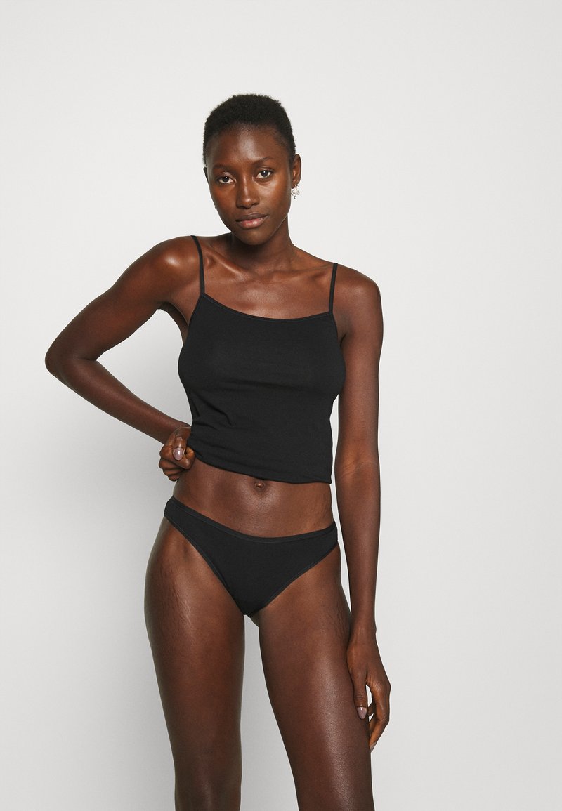 Schiesser 3PACK - Slip - black