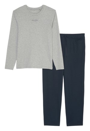 Marc O'Polo Nachtwäsche Set - grey melange   dark navy