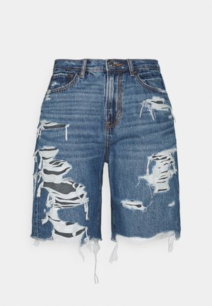 BERMUDA - Denim shorts - medium destroy