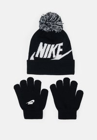 Nike Sportswear - POM BEANIE GLOVE SET - Handschoenen - black Miniatuurafbeelding 1