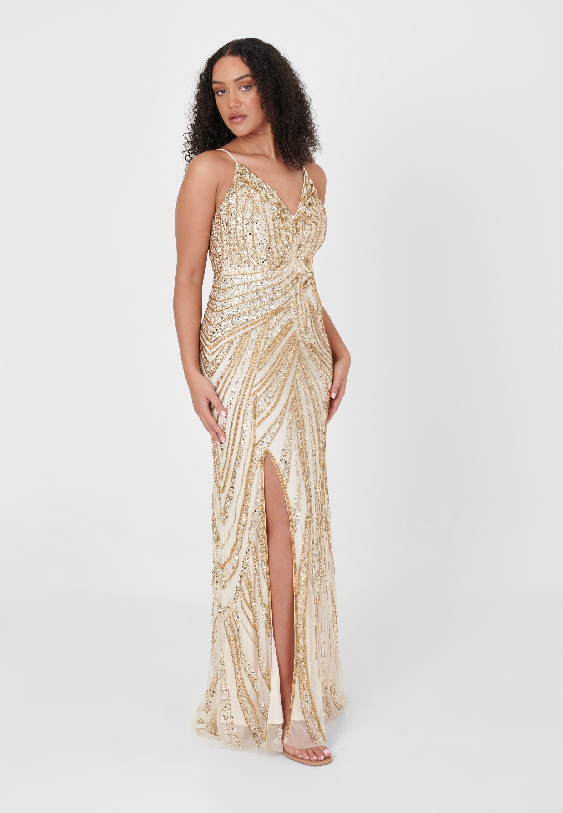 BEAUUT EMBELLISHED SEQUINS Iltapuku Cream luonnonvalkoinen Zalando fi BEAUUT EMBELLISHED SEQUINS Iltapuku Cream luonnonvalkoinen Zalando fi