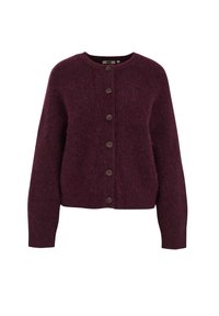 Vesta na kopčanje - aubergine