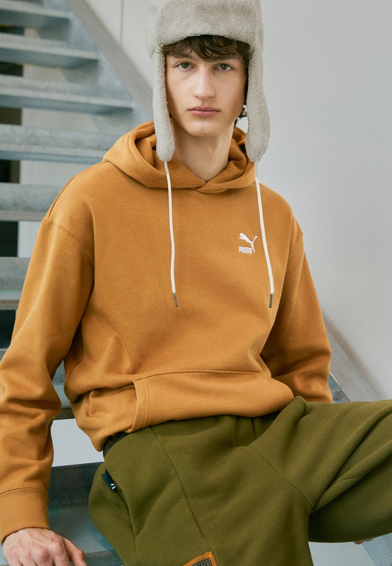 Puma Mikina s kapucňou - braun