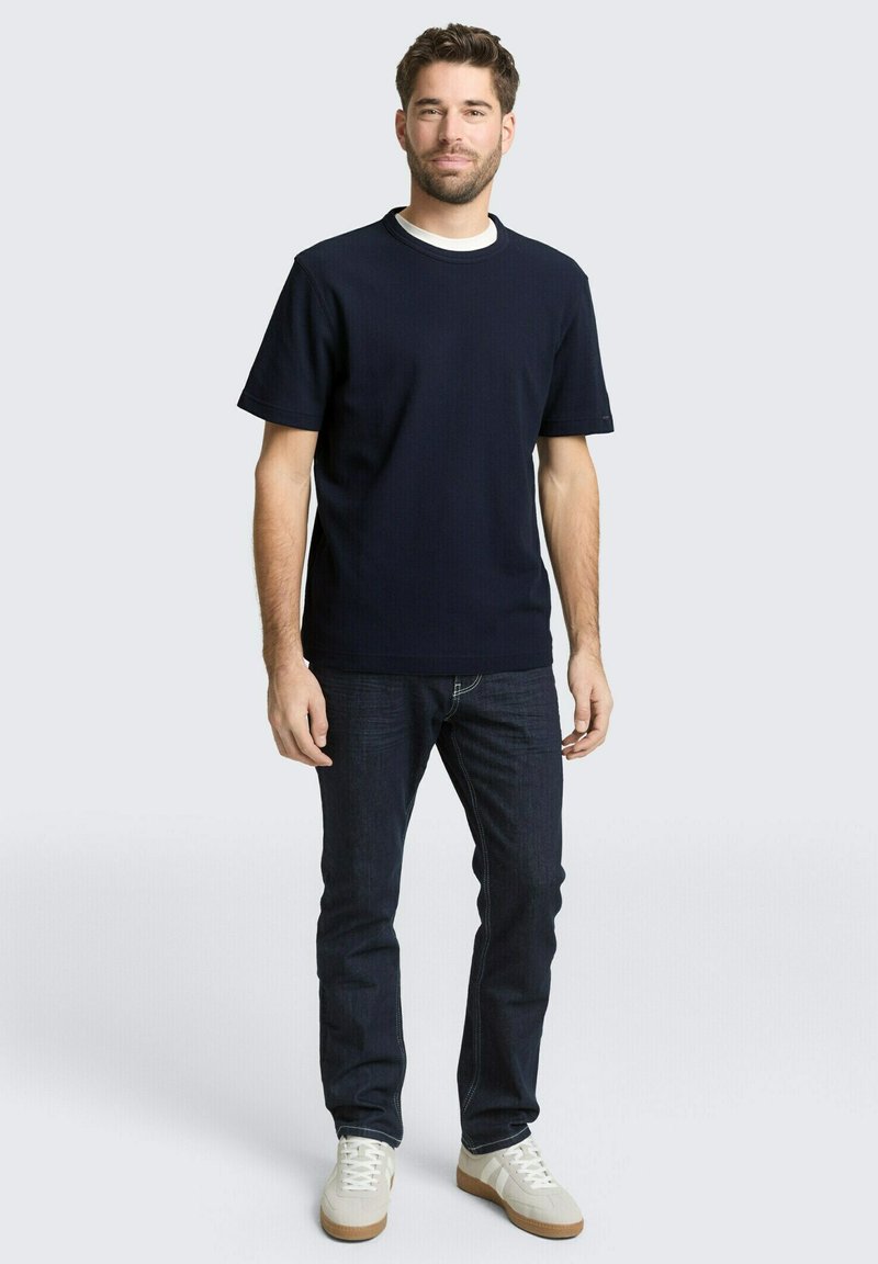 TOM TAILOR BASIC - Maglietta a manica lunga - grey mint